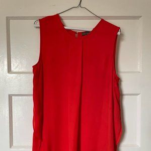 Vince Camuto Red Sleeveless Blouse